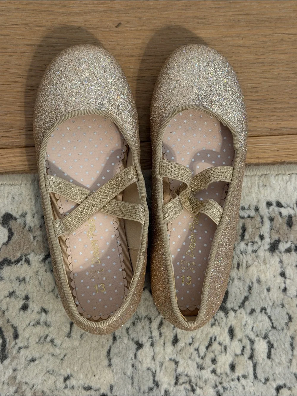 Dream Pairs sparkling glitter